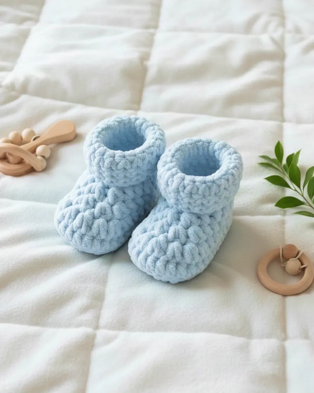 Cloudy Booties crochet pattern