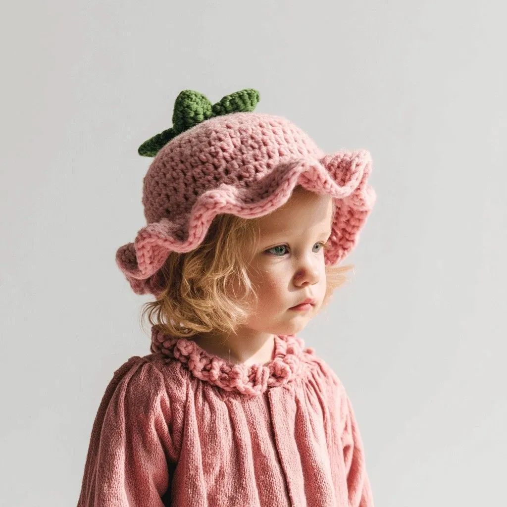 Sweet Berry Bonnet crochet pattern