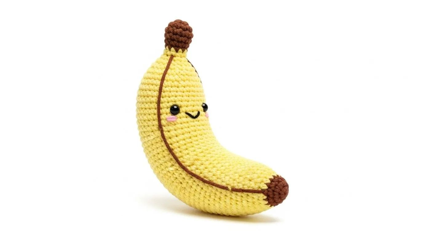 Smiley Banana crochet pattern