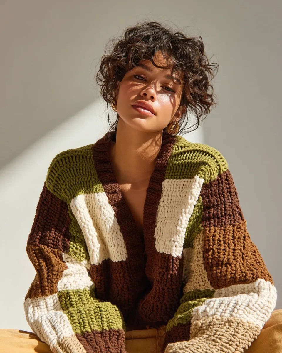Patchwork Dream Cardigan crochet pattern