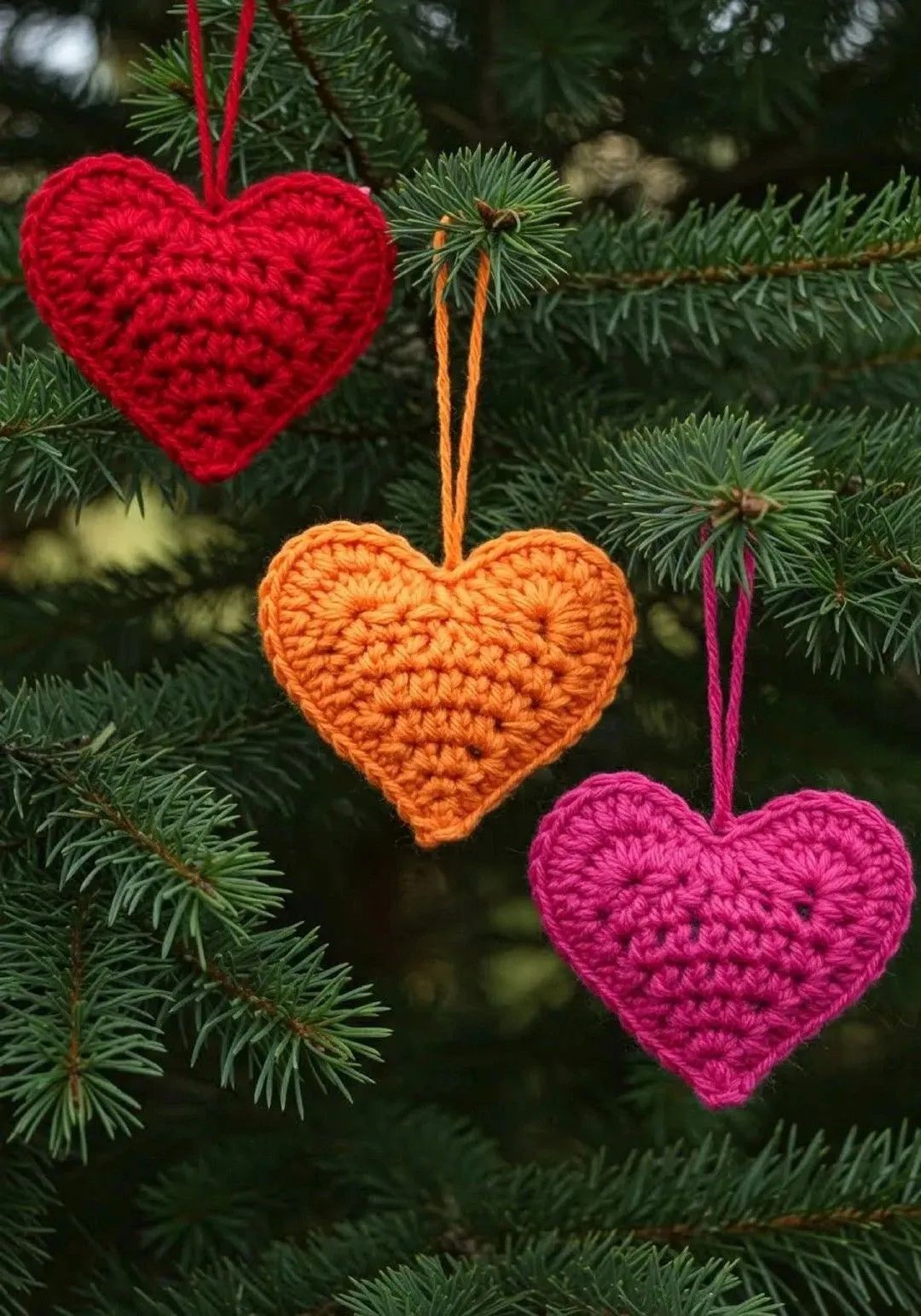 Decorative Hearts Ornaments crochet pattern