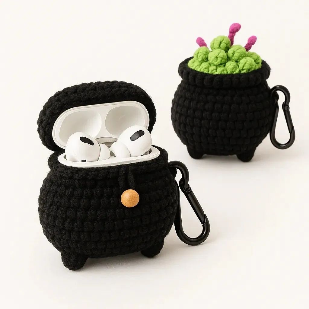 Witchy Brew AirPods Case crochet pattern