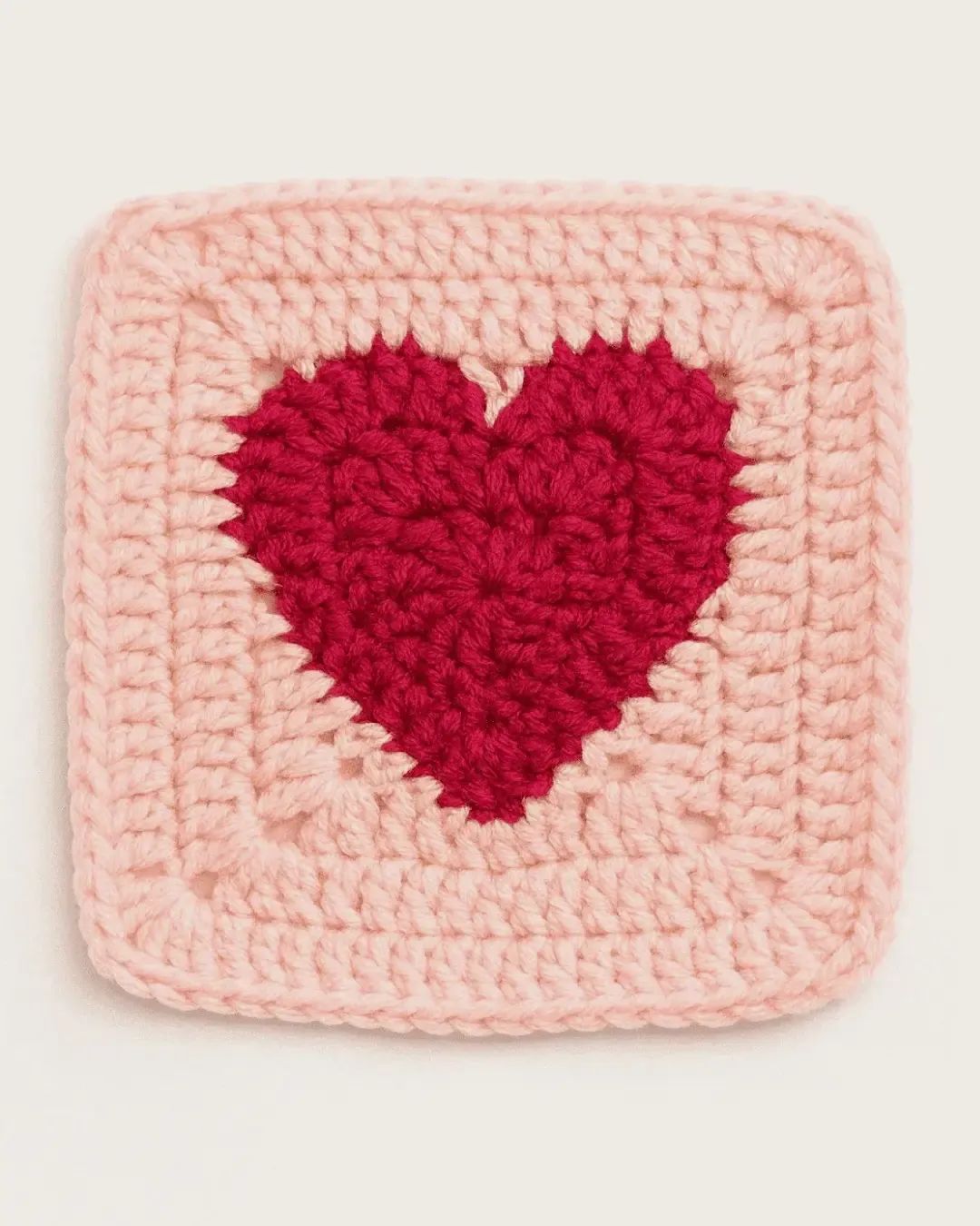 Heart Granny crochet pattern
